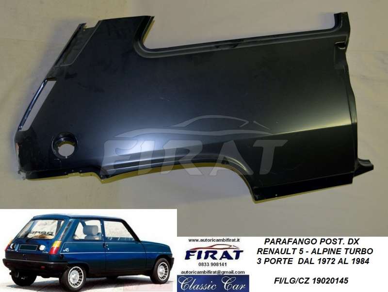 PLASTICA FANALINO FIAT PANDA 86 - 03 ANT.DX E SX ARANCIO